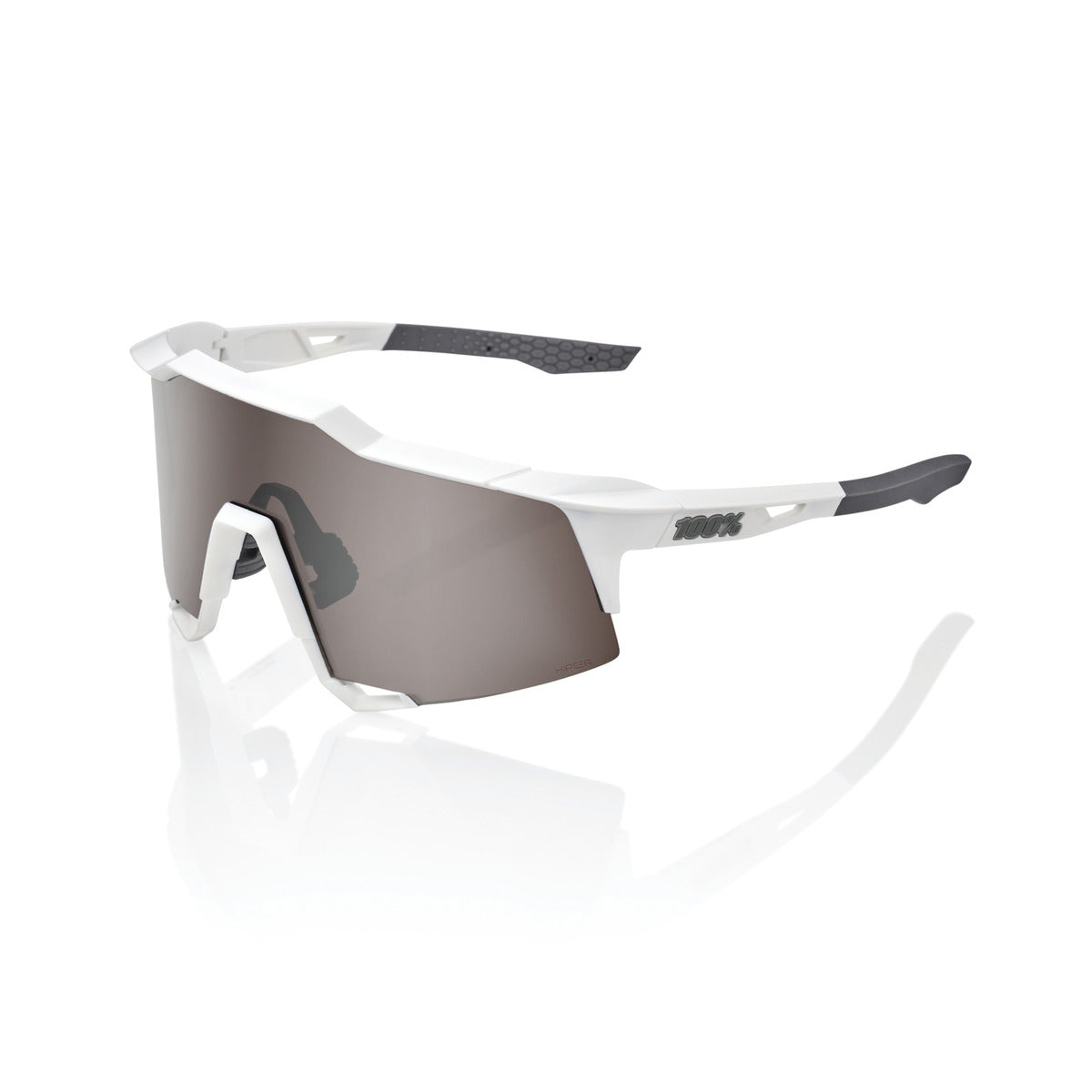 SPEEDCRAFT - Matte White - HiPER Silver Mirror Lens